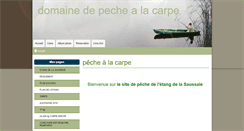 Desktop Screenshot of etangdelasaussaie.com